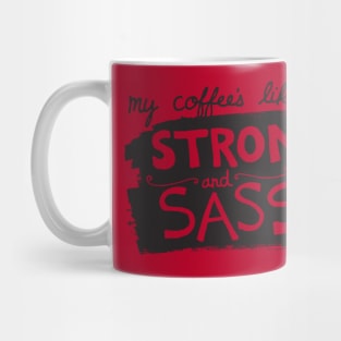 Strong Coffee quote - coffee lover gift Mug